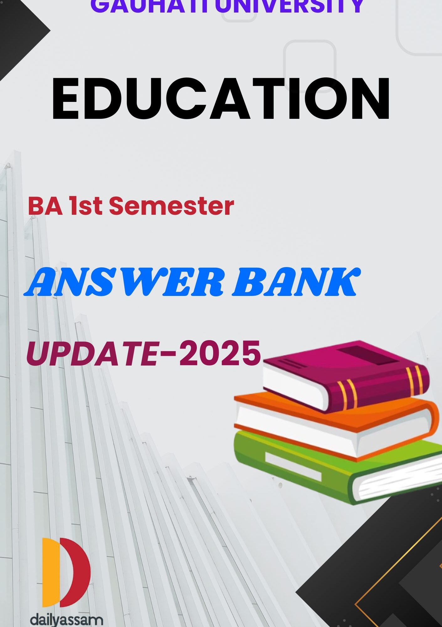GU BA 1st Sem Education AM