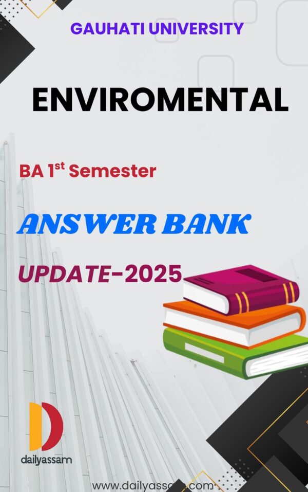 GU BA 1st Sem Enviromental Studies AM