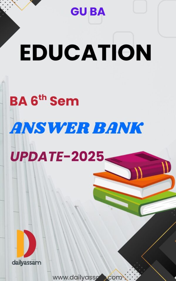 GU BA 6th Sem Education AM