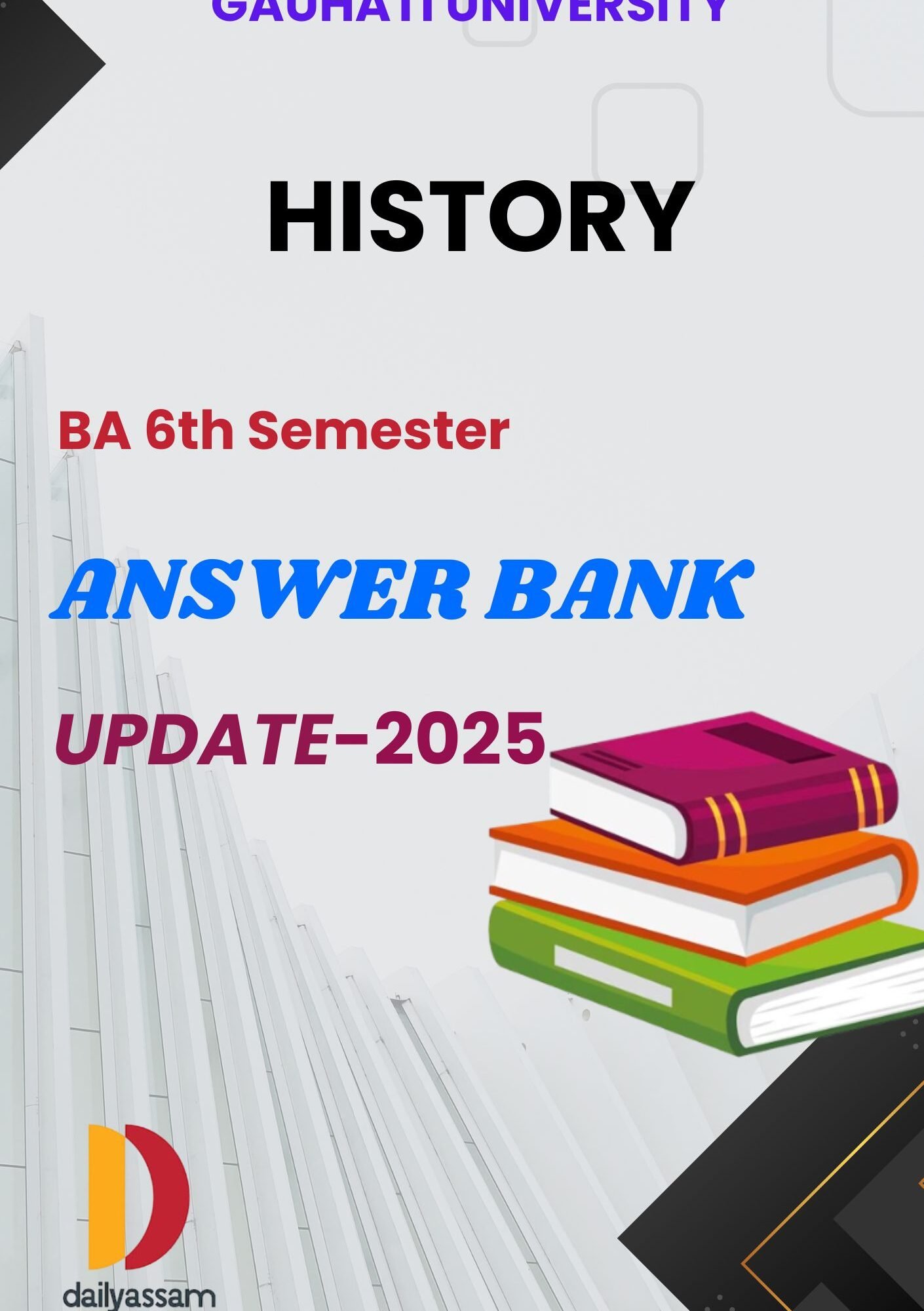 GU BA 6th Sem History AM