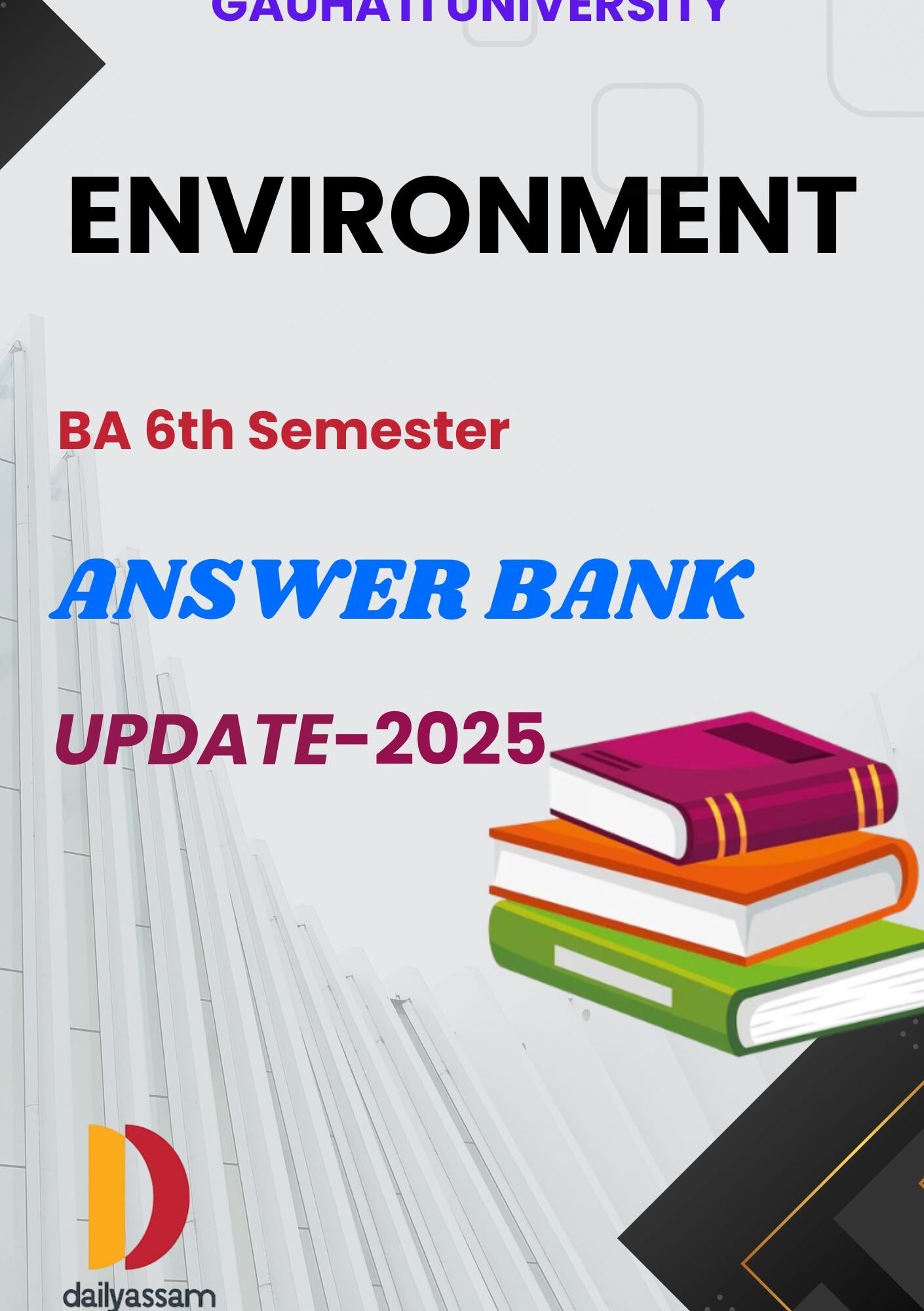 GU BA 6th Sem Enviromental Studies AM