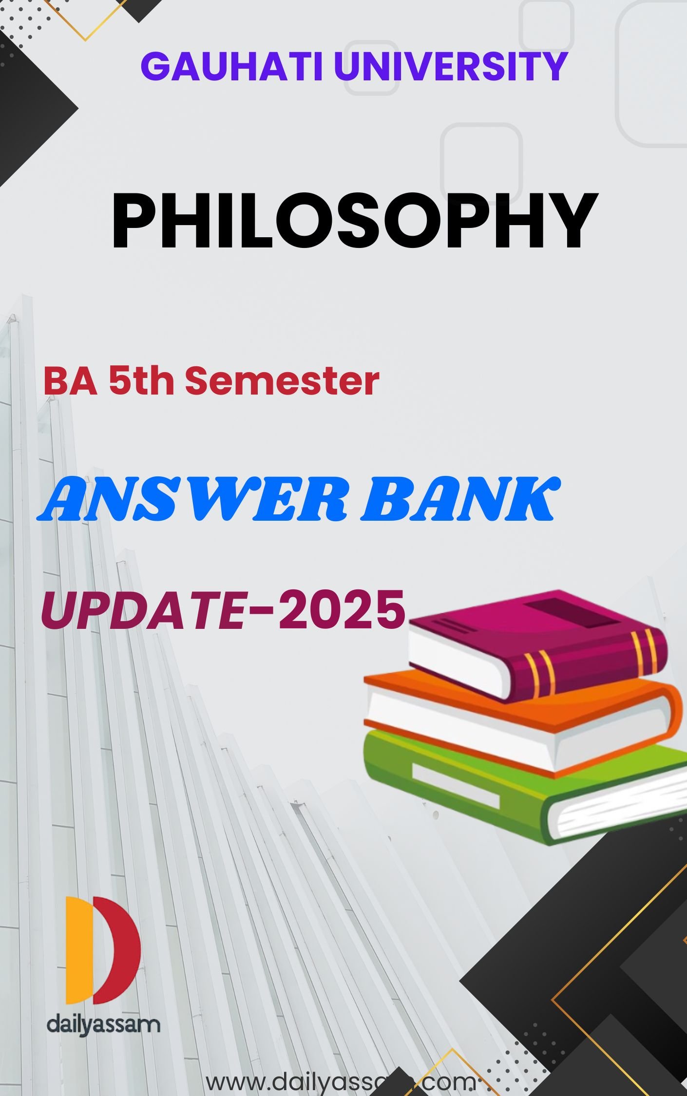 GU BA 5th Sem Philosophy AM