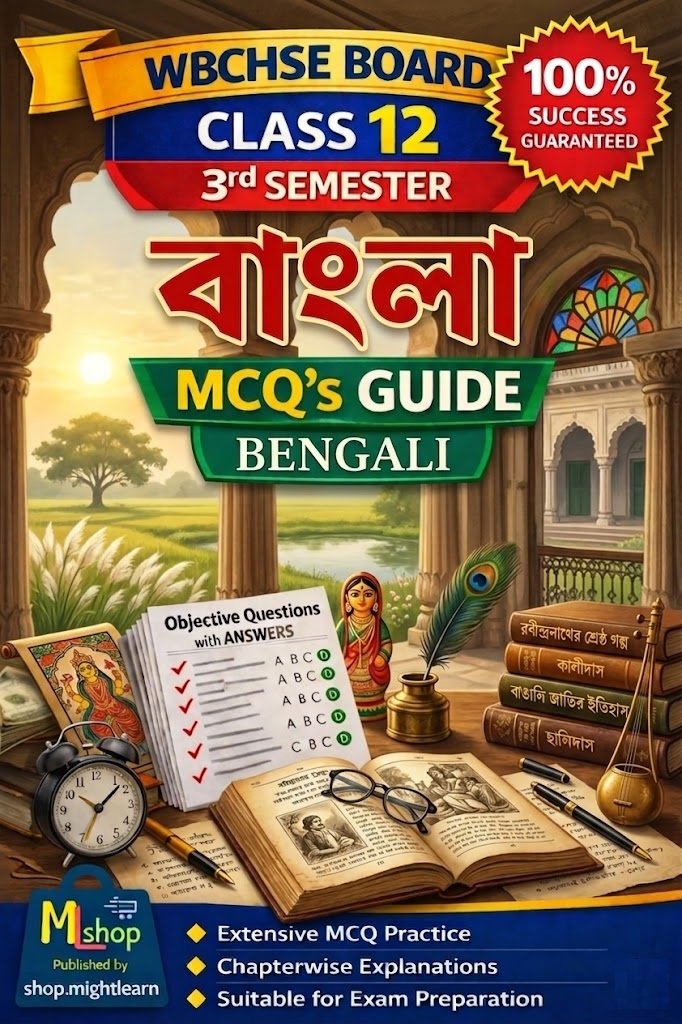 WBCHSE Class 12 3rd Semester Bangali MCQ's Guide Books | HS তৃতীয় সেমিস্টারের বাংলা MCQ's নোটস্