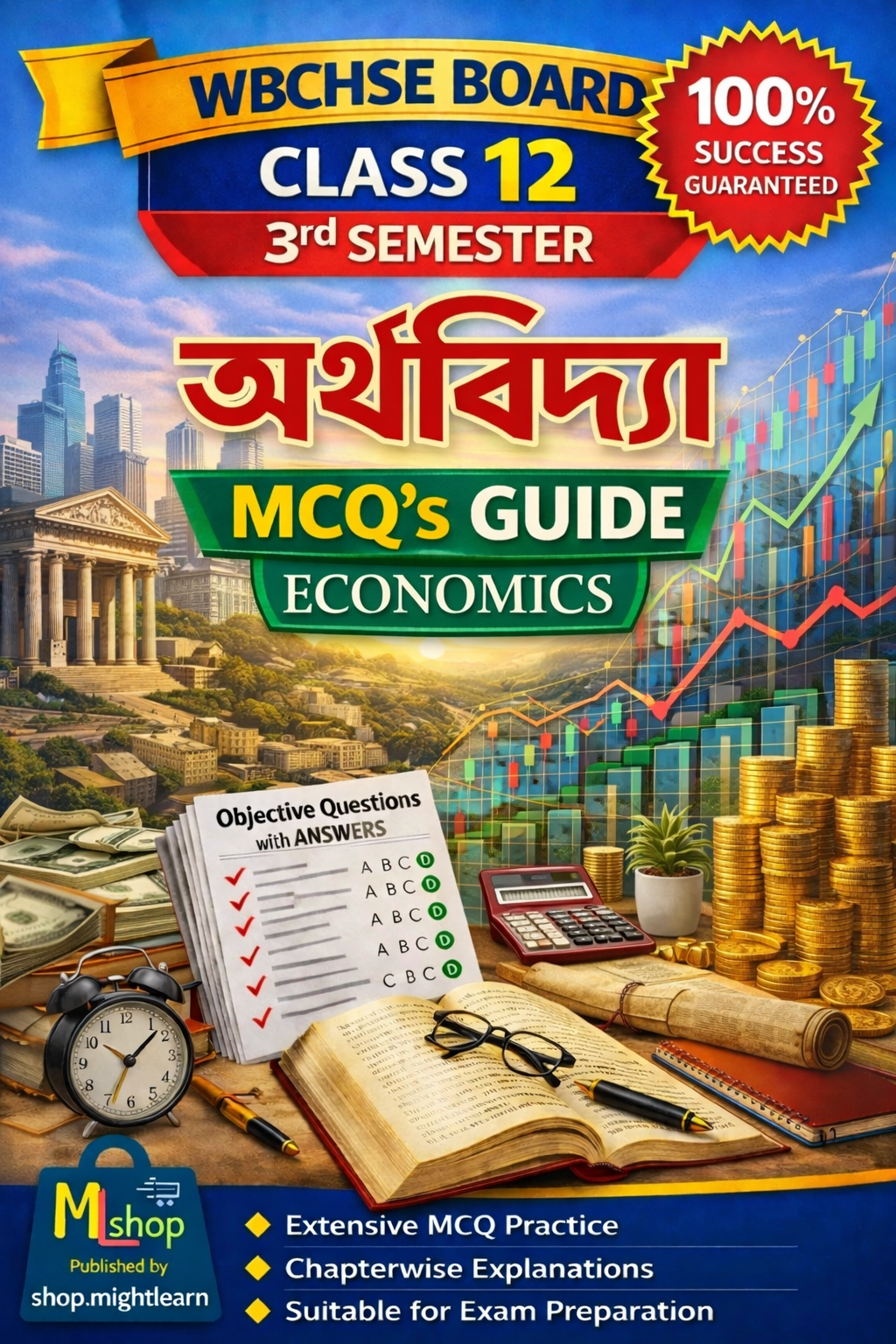 WBCHSE Class 12 3rd Semester Economics MCQ's Guide Books | HS তৃতীয় সেমিস্টারের অথনীতি MCQ's নোটস্