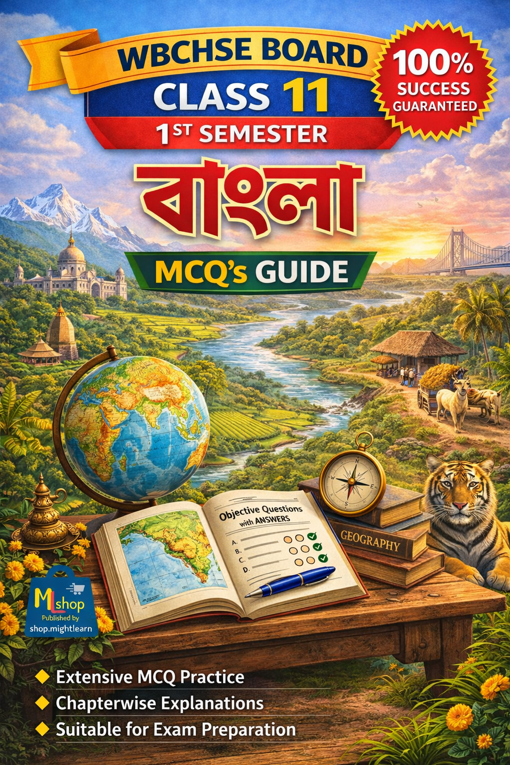 WBCHSE Class 11 1st Semester Bangali MCQ's Guide Books | HS প্রথম সেমিস্টারের বাংলা MCQ's নোটস্