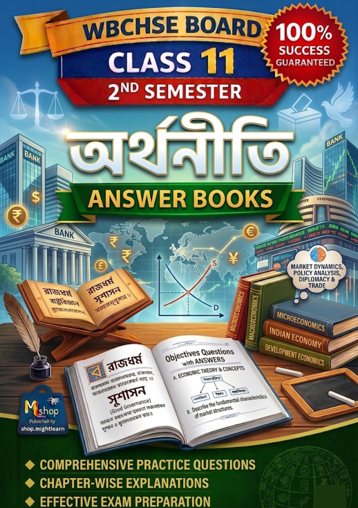 WBCHSE Class 11 2nd Semester Economics Answer Books | HS ২য় সেমিস্টারের অৰ্থনীতি উত্তৰ নোটস্